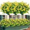 3 Bunch Multicolors Artificial Flowers Plastic 34cm Spring Grass Tea Flowers Realistic Simulation Floral Bouquets