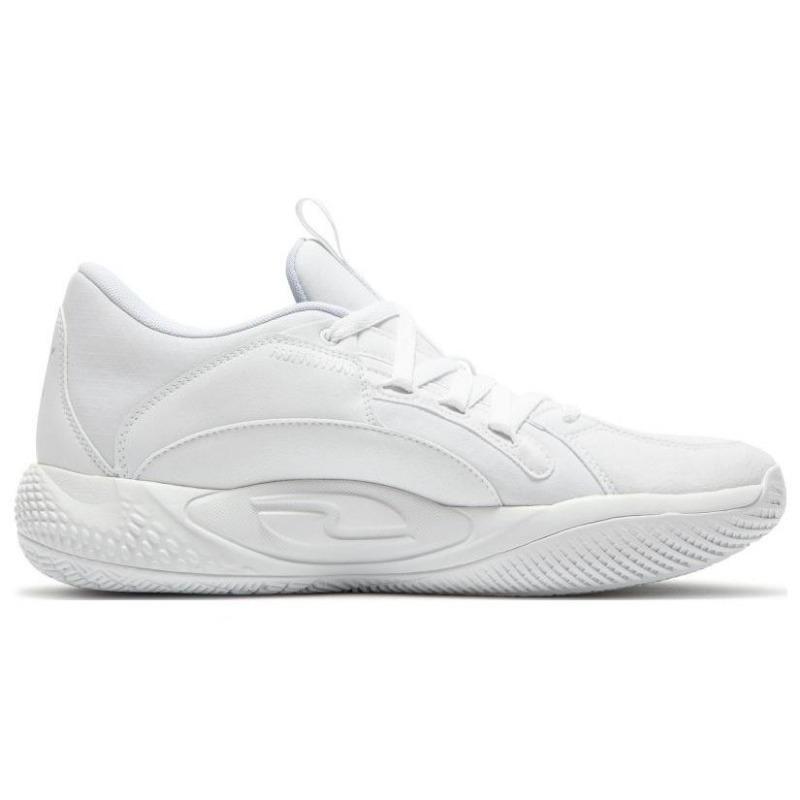 Puma Court Rider Chaos Jewel Low Basketball Sneakers Men White Black 378051-02