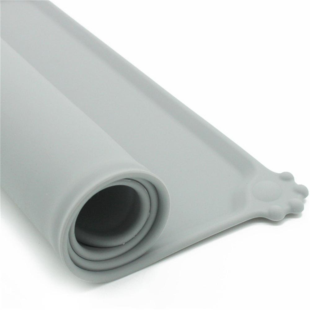 Silicone Waterproof Pet Mat For Dog Cat Pet Food Pad Pet Bowl Drinking Mat Dog Feeding Placemat Portable Outdoor Feeding