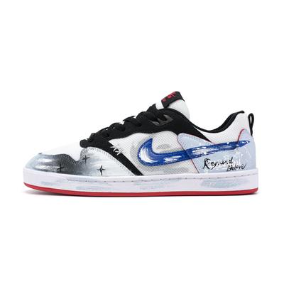 SB Alleyoop Haze Blue Low Top Skateboard Shoes Men's White Gray CJ0882-102(Team1068-)