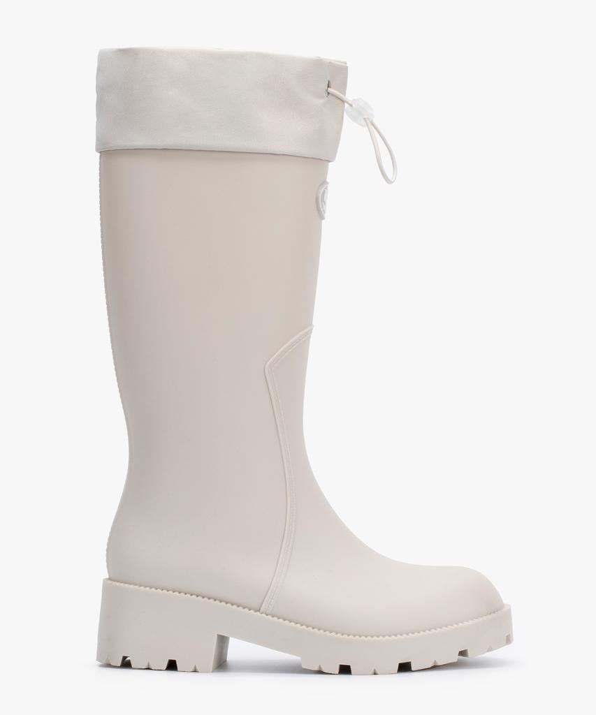 Reclow Rc Hou Long Long Rain Boots Ivory