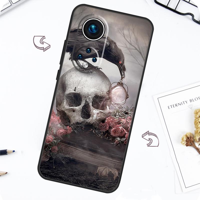 The Raven Halloween Case For Huawei P30 P20 P40 Lite P50 Pro P Smart 2021 Nova 5T Honor X8 X9 50 70 80 Cover