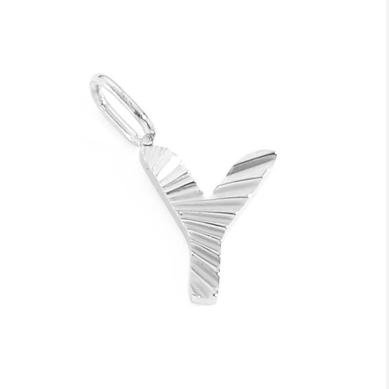 26 English Letters Stainless Steel Pendant Collection: European & American Inspired