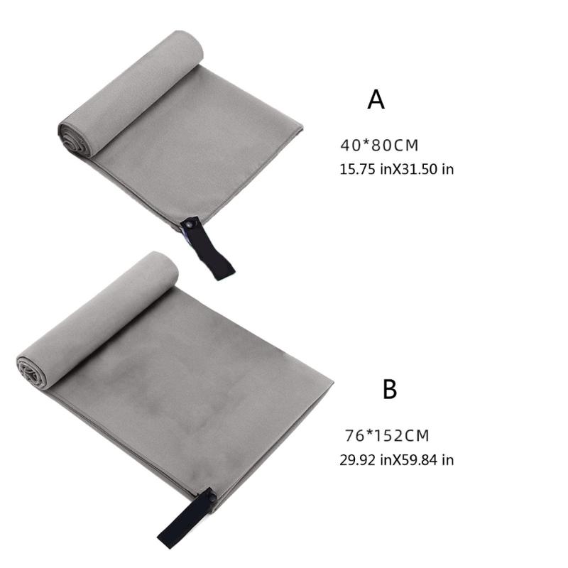 Microfibre Towel Travel Towel Quick Dry Absorbent Swimming Towel Gym Towel for Sports Beach Swimming Camping Hiking