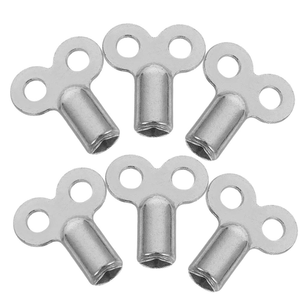 6/8pcs  Radiator Valve Key Faucet Keys Radiator Water Tap Plumbing Bleeder Key Air Vent Central Heating Tool Radiators Bleeding