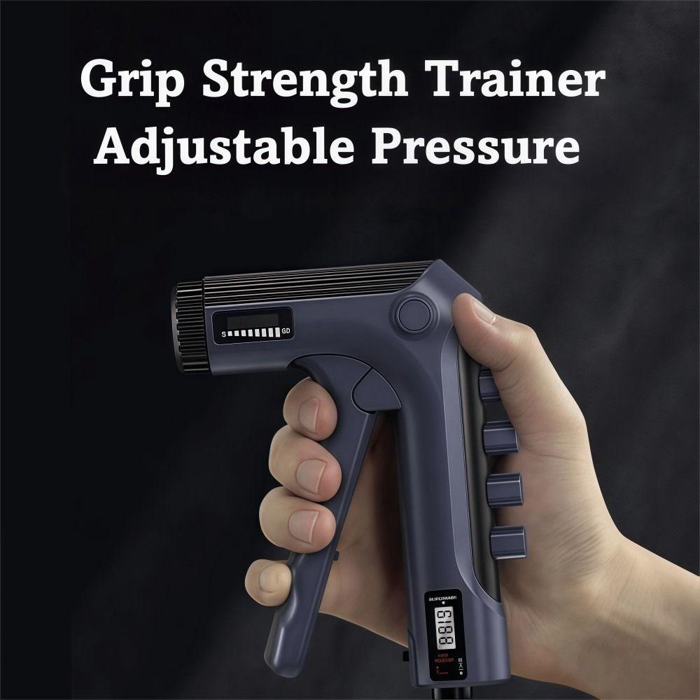 Adjustable Grip Strength Trainer with Counting Hand Exerciser  For Muscle Building(10-130 LBS)