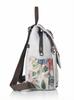 Ethnic Embroidered Canvas Backpack For Women With Floral Design And 15in Laptop Storage For Casual Travel And School