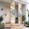 2D Flat, 2pcs Autumn & Flower Porch Banner with Couplets - Suitable for Christmas Fall Door Hanging Decorations, Front Door Banner for Home Party Outd