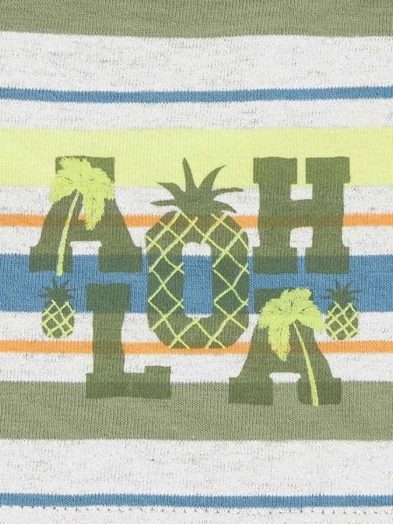 Czapka Bawełniana Chłopięca, Kolorowe Paski Aloha, Döll