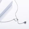 S925 Sterling Silver Necklace Cat Bell Korean Style Simple All-Match Clavicle Chain