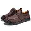 Fashion New Light Lace-up Hiking Flats Mens Casual Leather Men Outdoor Sneakers Walking Shoes Outdoor Male Running Climbing Footwear