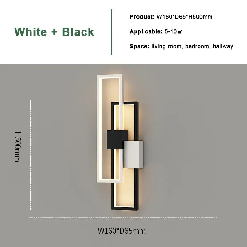 Modern LED Wall Lamps For Living Room Study Room Bedroom Bedside Aisle Stairs Wall Lights Home Decor Indoor Lighting Fixtures