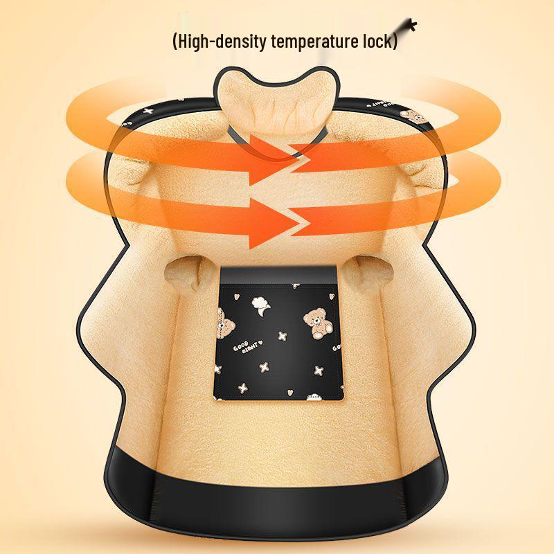 Winter Winddichte Fleecegefütterte Elektrofahrzeug-Windschutzscheibenabdeckung mit Vergrößerten Kniepolstern