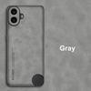 For CMF Phone 1 Case Luxury PU Leather Phone Case For Nothing CMF Phone 1 Back Cover Matte Silicone Shockproof Full Protection