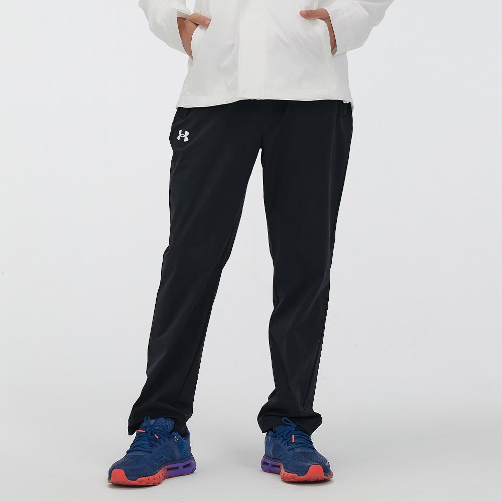 Under Armour Woven Low-Rise Straight Fit Knit Sports Pants Men Bottoms Black 21600709-001