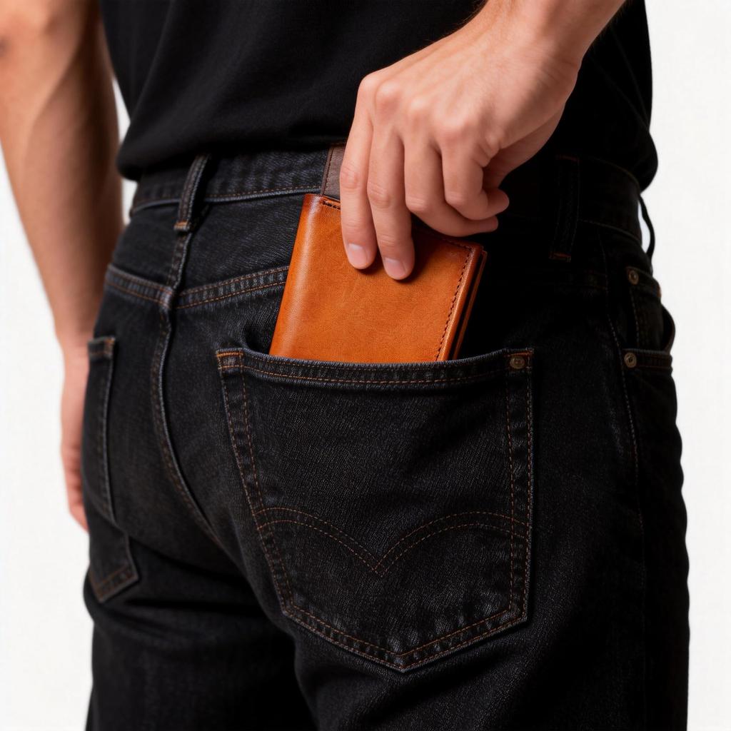 Genuine Leather Handmade Wallet for Men [IJUN] Bi-fold