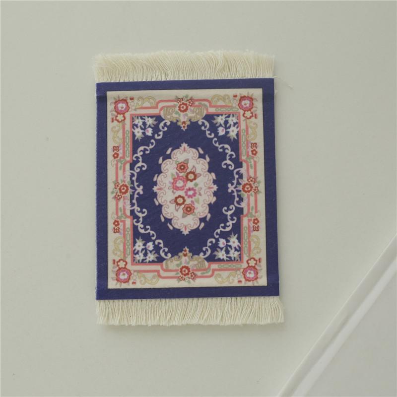 Persian Mini Woven Rug Mat Mousepad Retro Style Carpet Pattern Cup Coasters