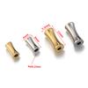 20pcs 10pcs Stainless Steel Tube Spacer Beads Gold Color Barrel Drum Beads Charms for Necklace Bracelet Jewelry Making DIY