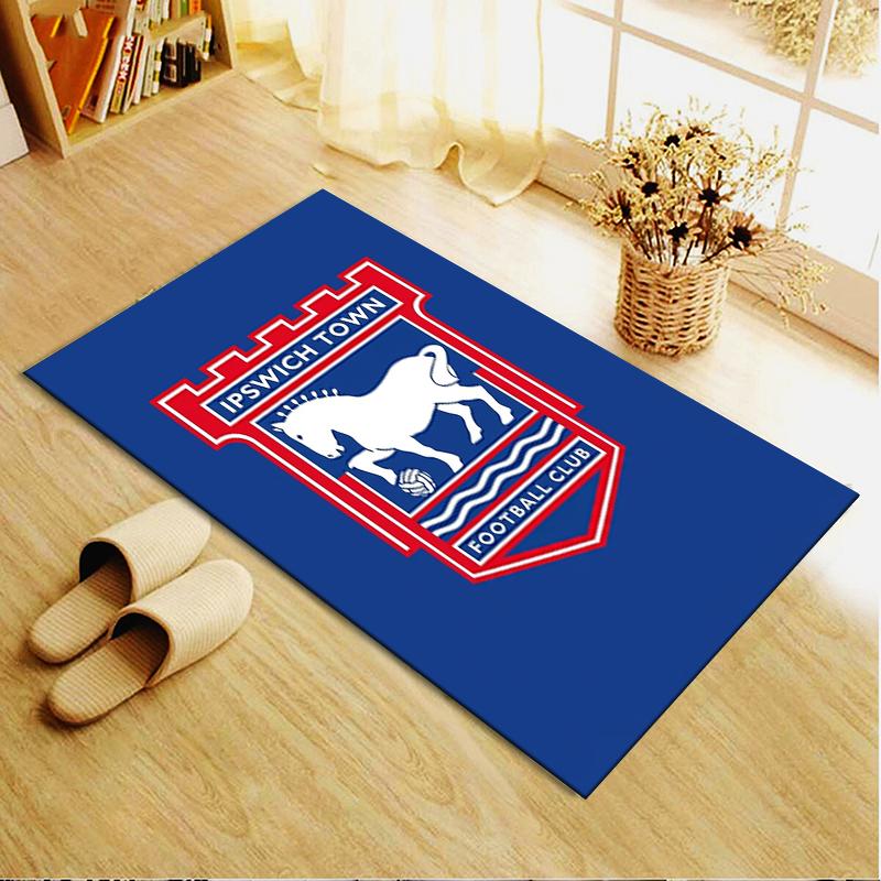 Ipswich Town FC Teppich für Wohnzimmer Schlafzimmer Zuhause Sofadekoration, Kinder Spielteppich rutschfest