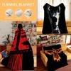 Movie T-The C-Crow Throw Flannel Cozy Print Blanket, Portable, Durable Machine Washable Cute Cool