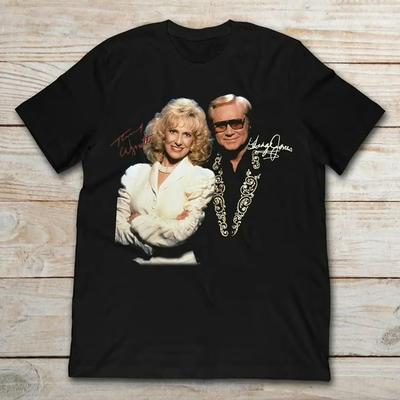 Vintage George Jones Tammy Wynette T-Shirt