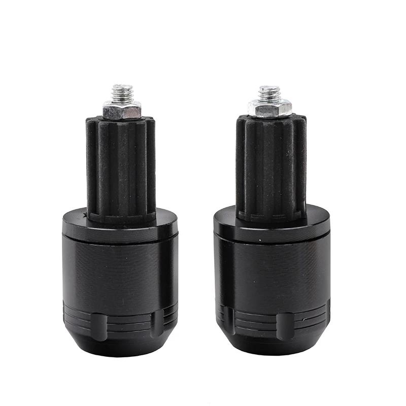 1 Pair 7/8" 22mm Motorcycle Handlebar End Universal Aluminum Handle Bar Grips Cap Gear Balanced Plug Slider Counterweight