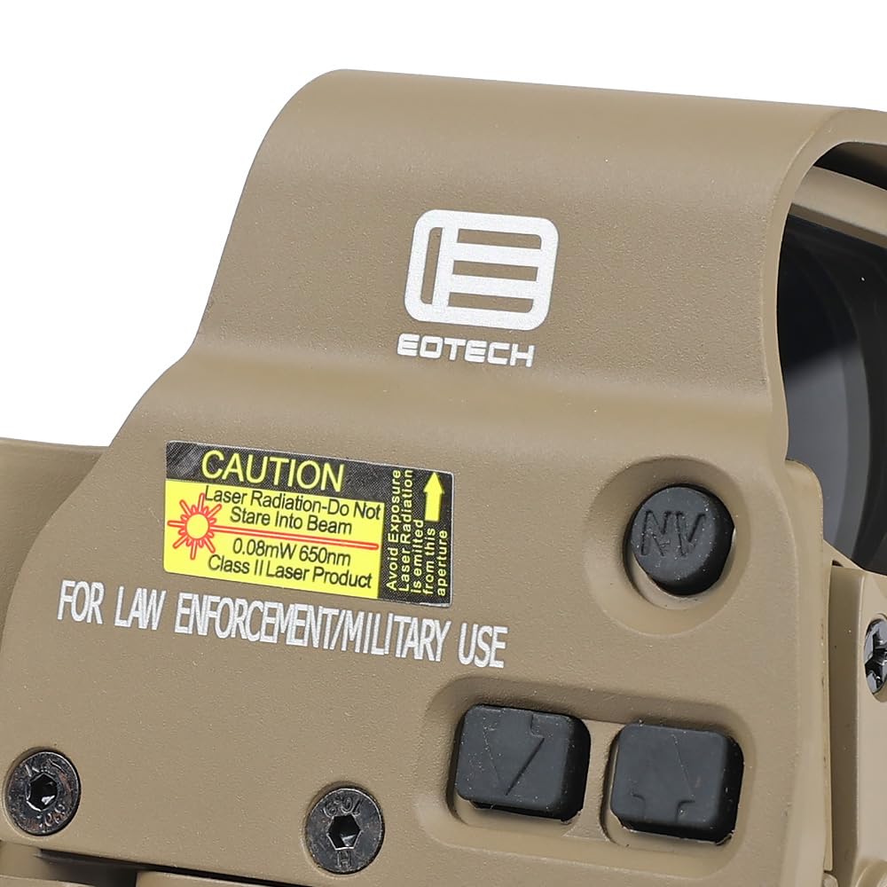 Ryohin Buhin Iotec Type 558 EXPS DE Dot Sight Replica with Ruby Coated Circular Reticle and Anti-Reflection Lens, EXPS3-0 EXPS3 Holographic Sight