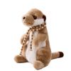 Soft Fluffy Meerkat Plush Doll Weighted Pellet Suricate Plush Toy Meerkat Plush Toy  Birthday Gift