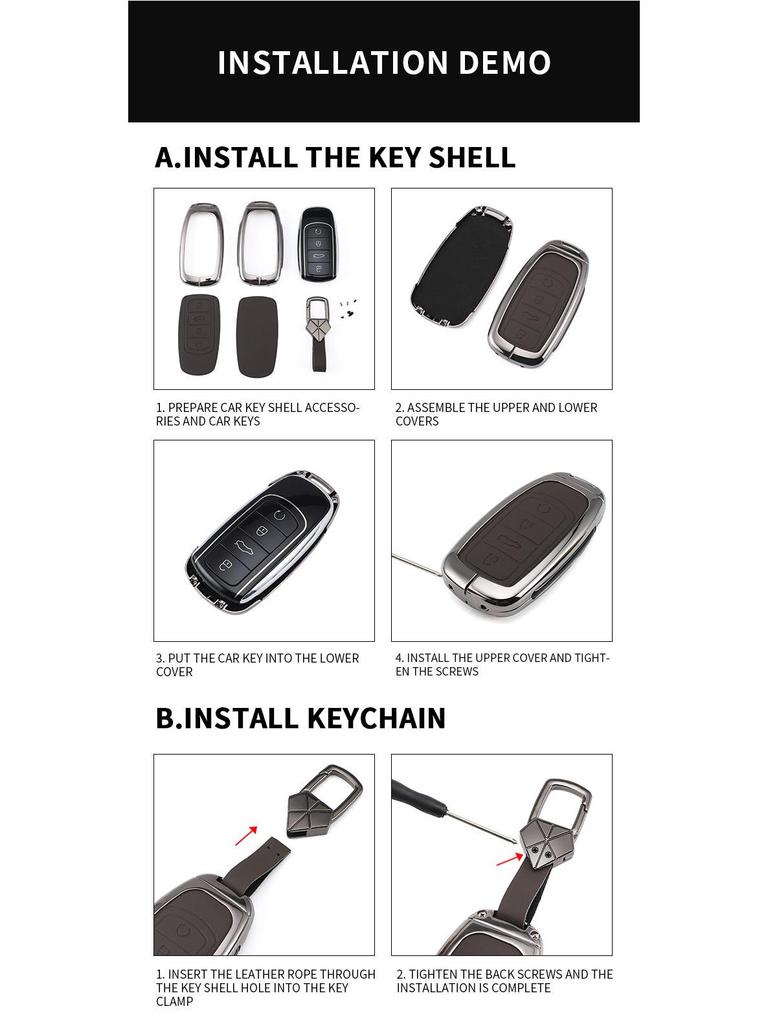 Toyota Schlüsselabdeckung für Camry, Corolla, Levin, Avalon, RAV4, Wildlander, Cupra und Prado