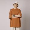 IELGY Solid Color Loose Short-sleeved T-shirt Base Men