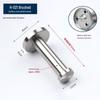 Stainless Steel Mini Single Coat Hook for Home, Hotel, Bathroom, Entryway, and Toilet - Ideal for Clothes and Hats