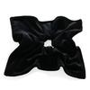 JewelVOX Scrunchie Hair Square Velvet Hair Cute for Adults Tie, Women's Accessory, Large, Square, (Black)