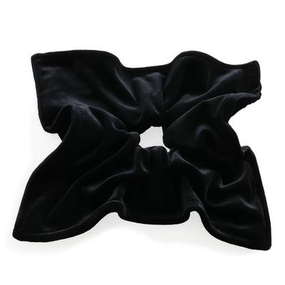 JewelVOX Scrunchie Hair Square Velvet Hair Cute for Adults Tie, Women's Accessory, Large, Square, (Black)