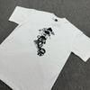 Top Quality Cotton Loose White Tee Unisex Unisex Casual Couple Black White Pattern Print Patta TShirt Crewneck T Shirt With Tags