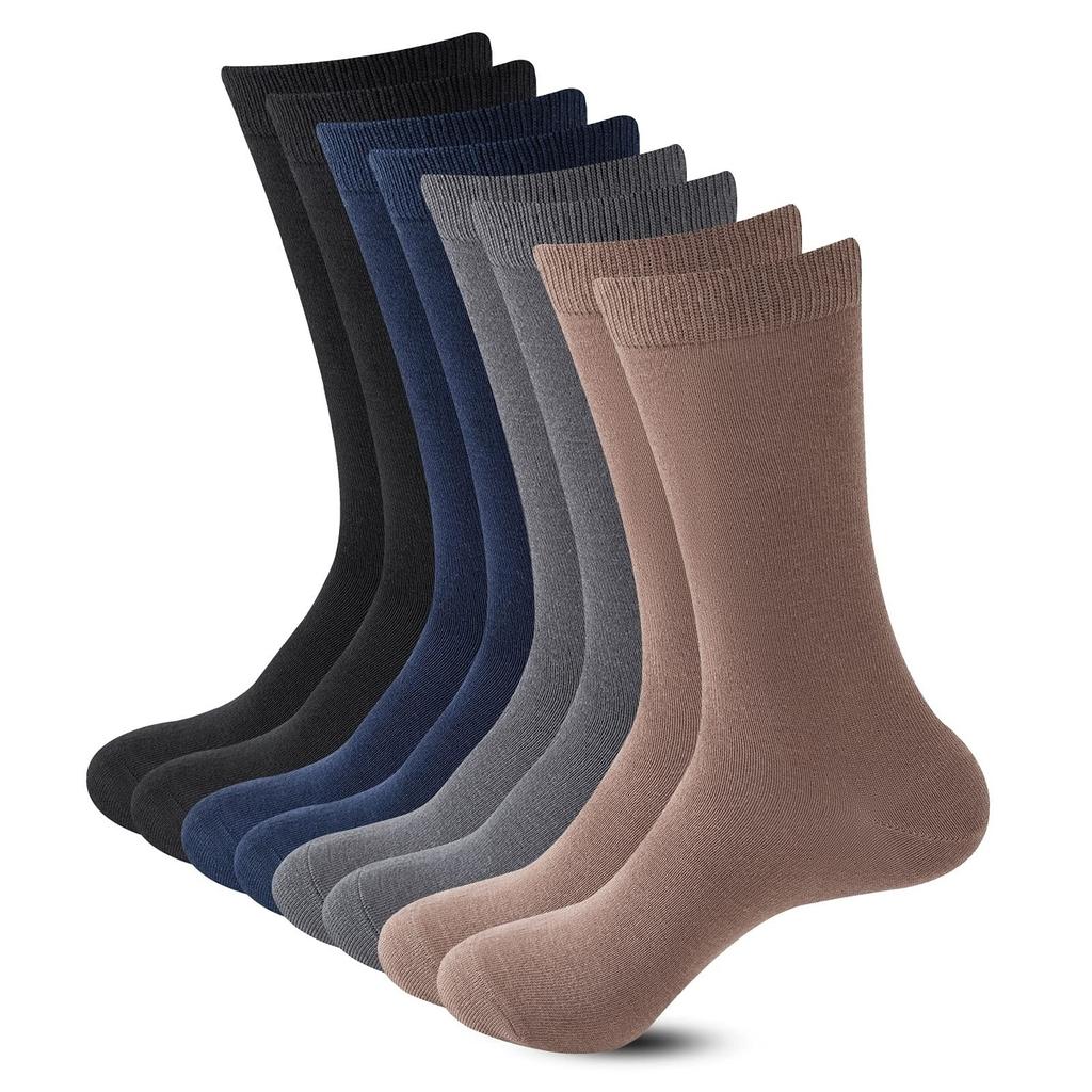Women's Fall And Winter Mid-Calf Striped Yoga Non-Slip Socks(4ps)