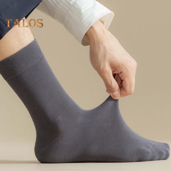 1 pár pánských ponožek Střední trubice Bez zápachu Odolné proti opotřebení Jednobarevná Vysoká elasticita Protiskluzová Prodyšná Měkká absorbce potu Protisrážlivá Sportovní Bavlna