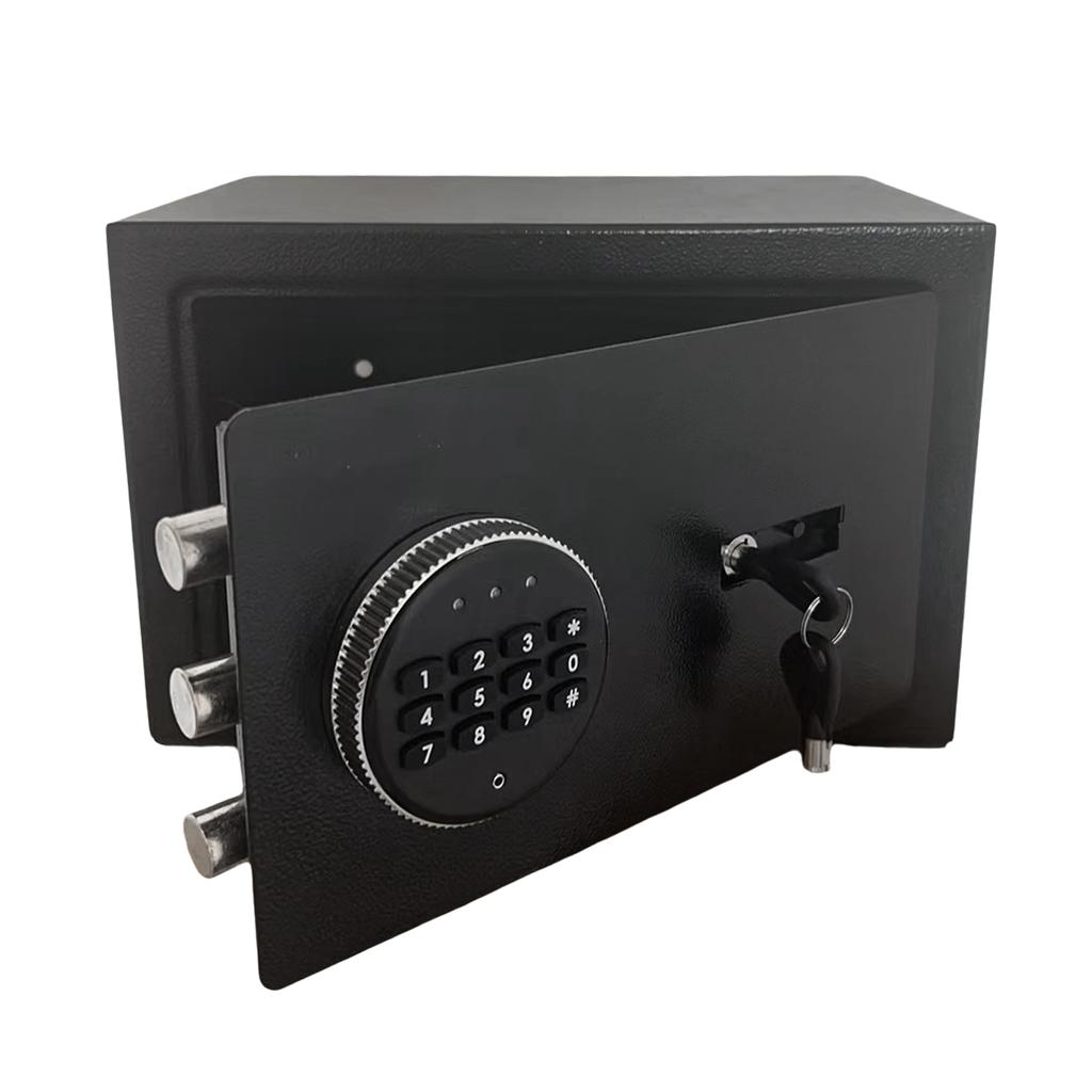 Home Safes Box Fireproof Waterproof Alarm System with Keypad and 2pcs Spare Key Digital Home