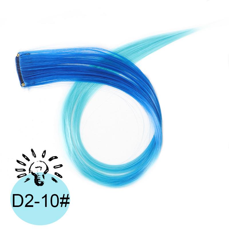 

Одна карта градиент висячие ушки краска трехцветный накладной парик BB клипса цветной парик женский синтетический парик для использования на музыкальном фестивале Хэллоуин вечеринка