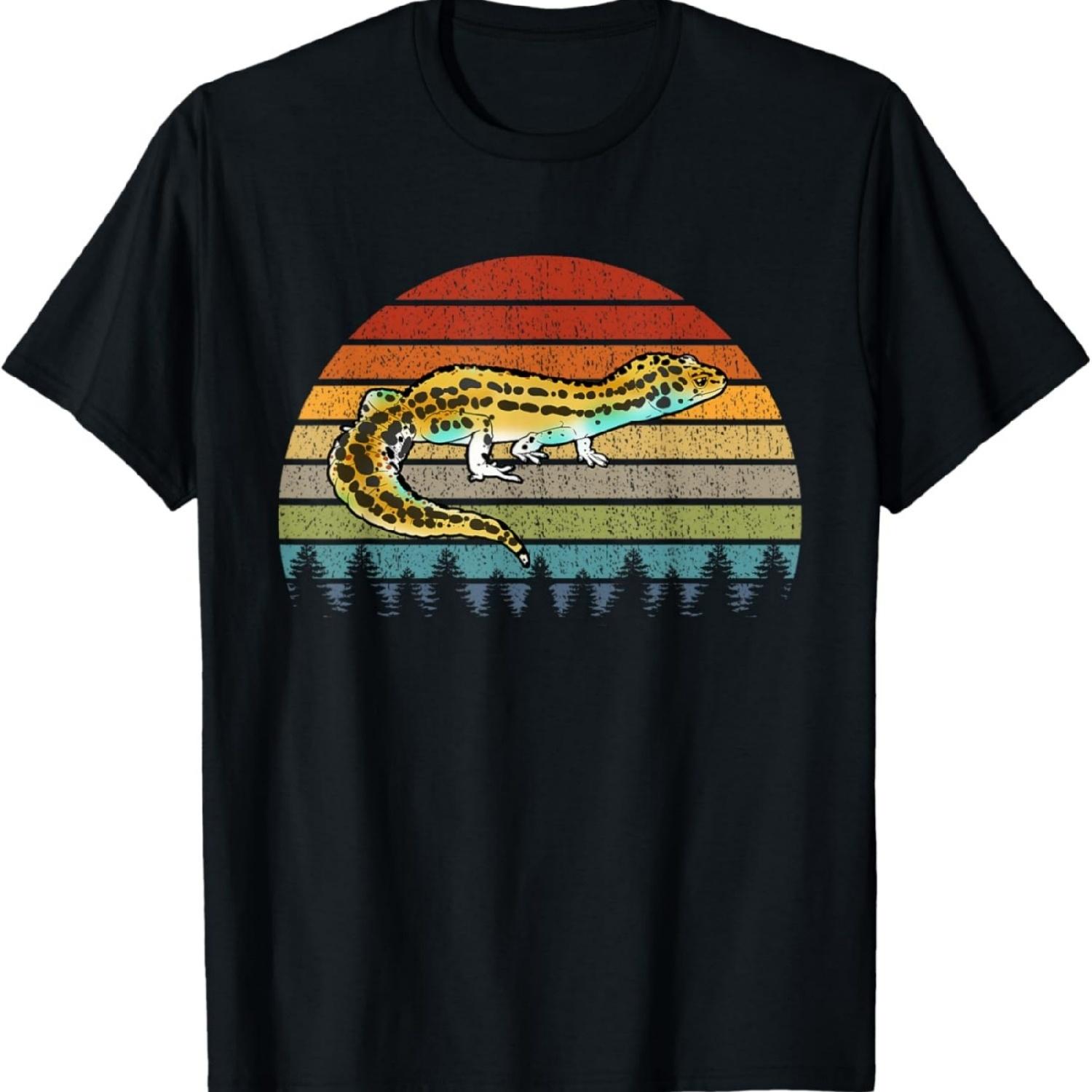 Leopard Gecko Graphic Lizard Lover Gift T-Shirt XXXXXL разноцветный