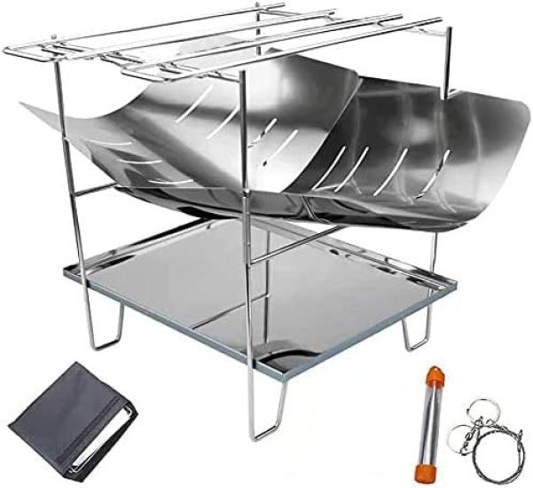 

Костер 3 в 1 для кемпинга, костер, костер, подставка для костра, чехол для хранения в комплекте с поддувом, компактный, 1, складной, кемпинг, легкий, принадлежности,