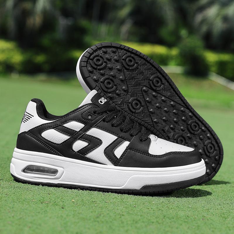 Große Größen 36-47 Damen und Herren Golfschuhe Anti-Rutsch-Spikes Golf-Sneaker Stoßdämpfend Golfer-Schuhwerk Outdoor-Wander-Sneaker