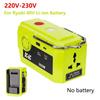 NEW Portable Power Inverter for Ryobi 11V Li-ion Battery Adapter with AC Outlet USB Type-C Port 111V-111V Outdoor Power Supply