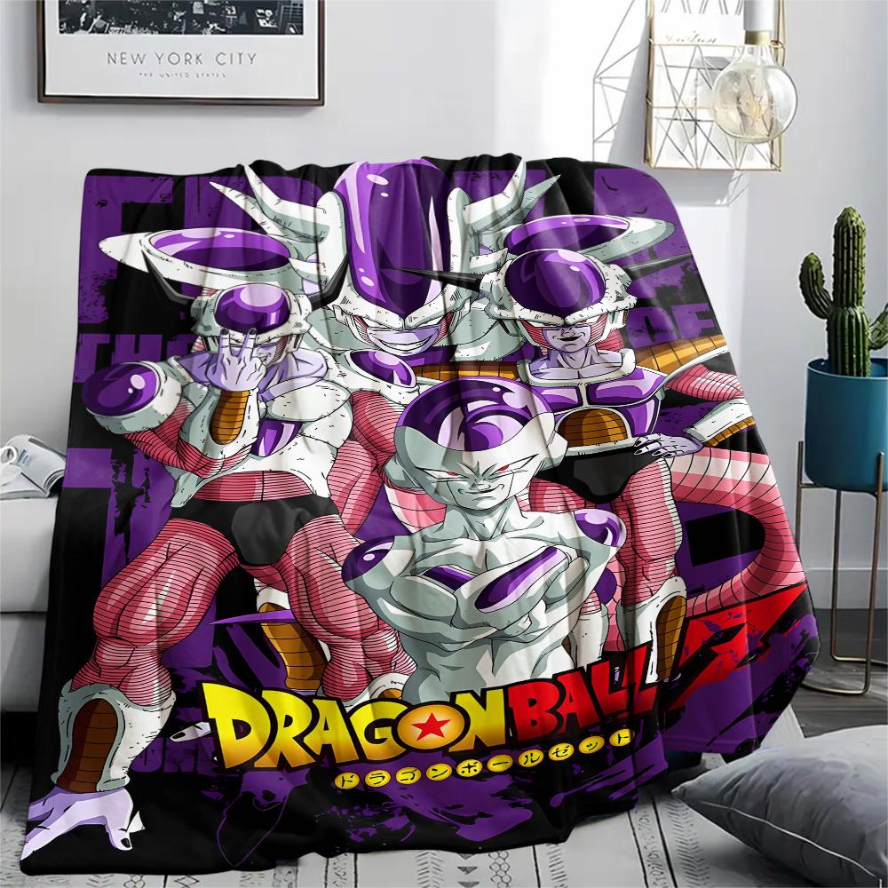 Dragon Ball characters Print Flannel Blanket,High quality Comfortable for All Seasons,Home Decor,Warmth and Comfort,Perfect for Christmas Gifts