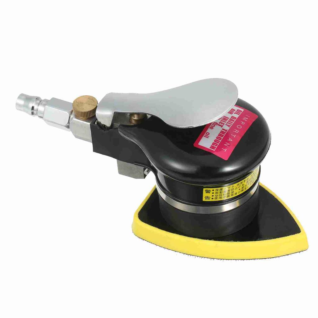 Low Noise Small Detail Pneumatic Sander Mouse Detail Sander Compact Air Sander Pneumatic Sander with Comfortable Rubber Handle