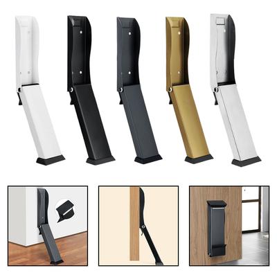 Foldable Door Stopper Door Stop Anti-collision Door Stops Holder Windproof Door Block Hardware Folding Foot Door Positioner