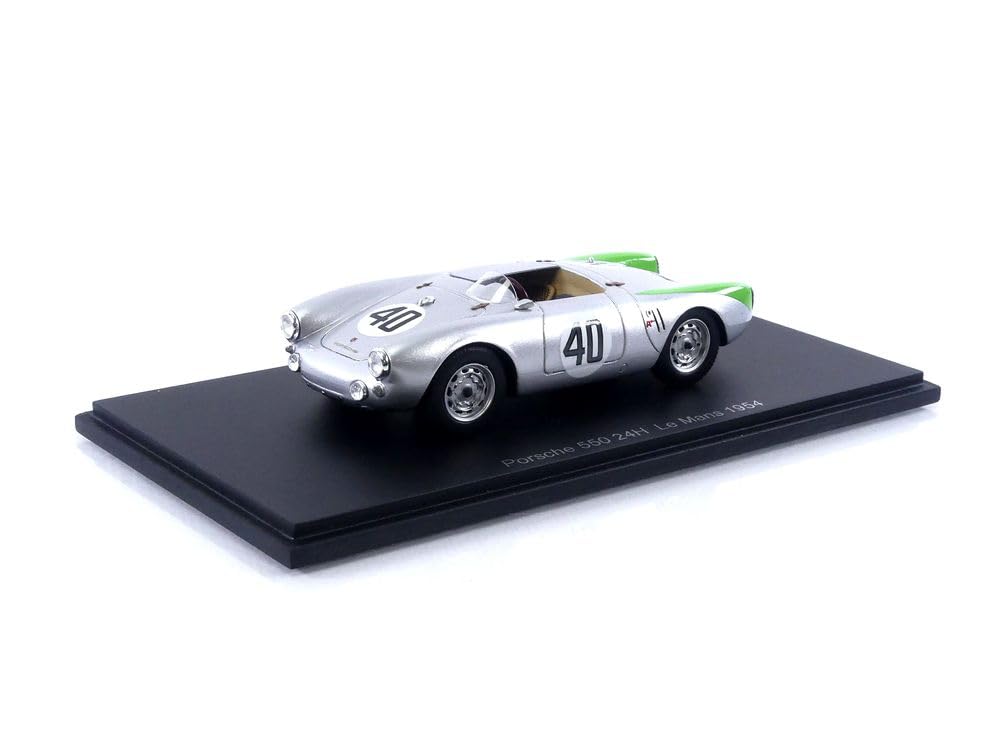Spark Porsche 550 1954 Le Mans 24H Glockler 1/43 #40 R.v. Frankenberg/H.