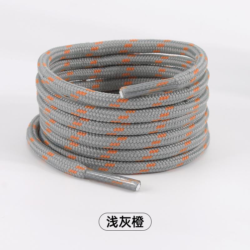 Cadarços Redondos Resistentes para Caminhada, Diâmetro de 0,5 cm, Cadarços Robustos para Botas de Outdoor, Tênis e Botas de Cano Alto, 1 Par