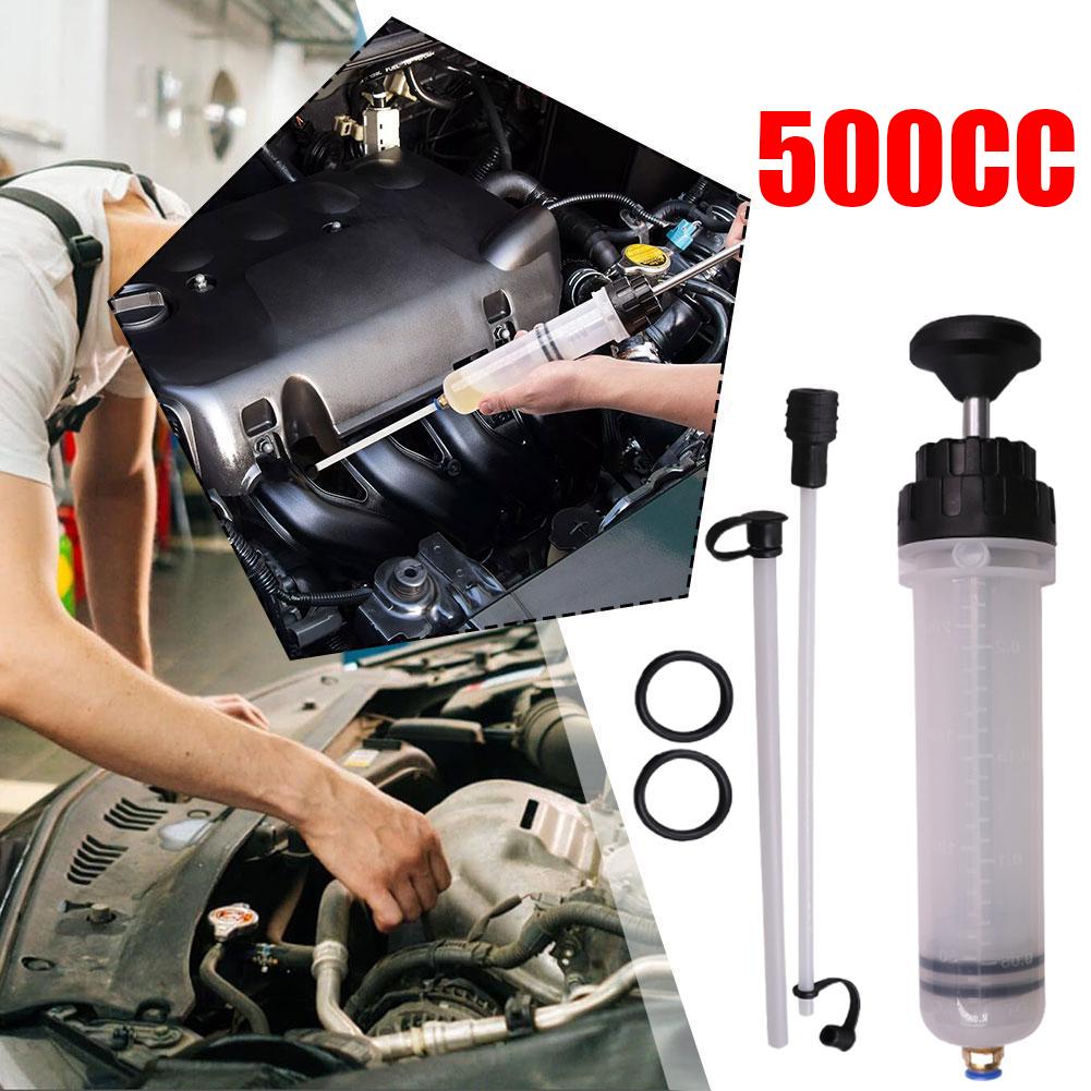 Car Syringe Oil Pump Extractor Fluid Pump Evacuator For Automotive Applications Auto Brake Fluid Changes Hand Oil Vacuum Pu E6P2
