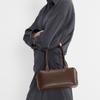 Charles & Keith Year Of The Dragon Commuter PU Synthetic Leather Underarm Tote Small Square Bag Medium Women bags Dark-Brown Oat CK2-30271289