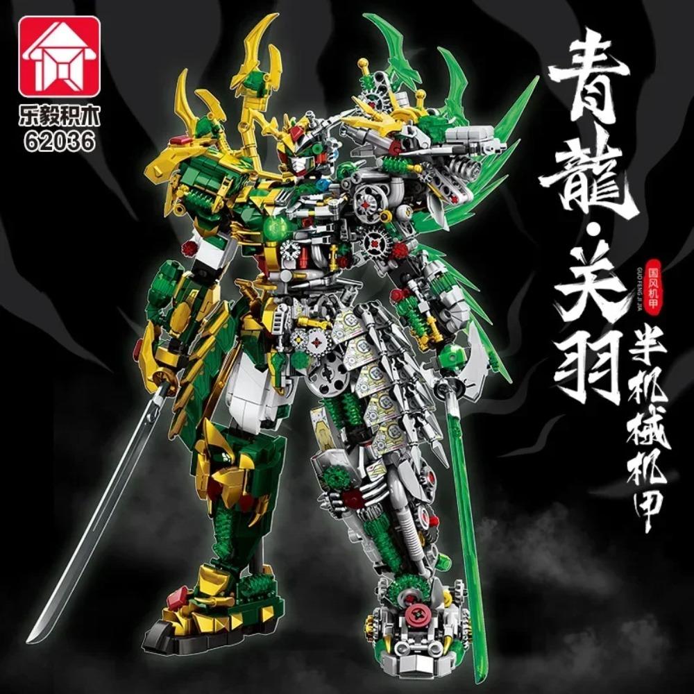 Warrior Mech Robots Model Building Block Toys Sets Monkey King Hero Bull Demon Mecha DIY Mini Bricks Toys For Kids Boys Gifts